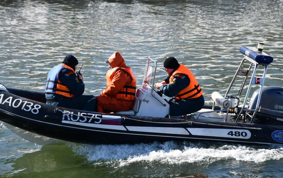 Russia Spring Flood Drills