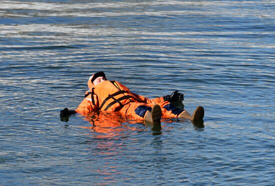 Russia Spring Flood Drills