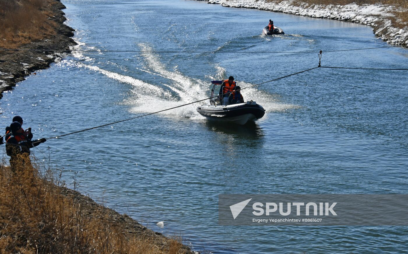 Russia Spring Flood Drills