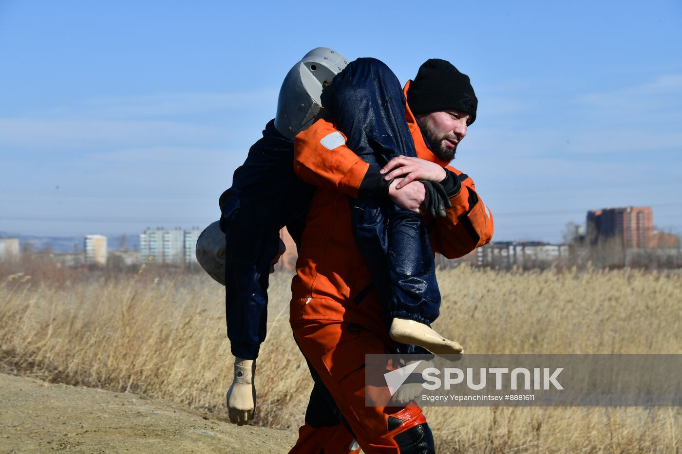 Russia Spring Flood Drills