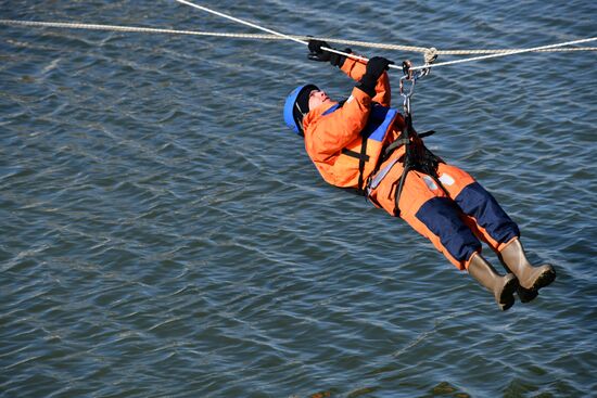 Russia Spring Flood Drills