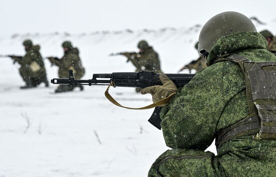 Russia Ukraine Military Operation Volunteer Corps Training