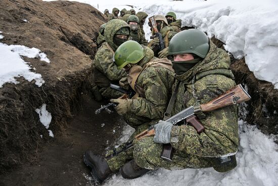 Russia Ukraine Military Operation Volunteer Corps Training