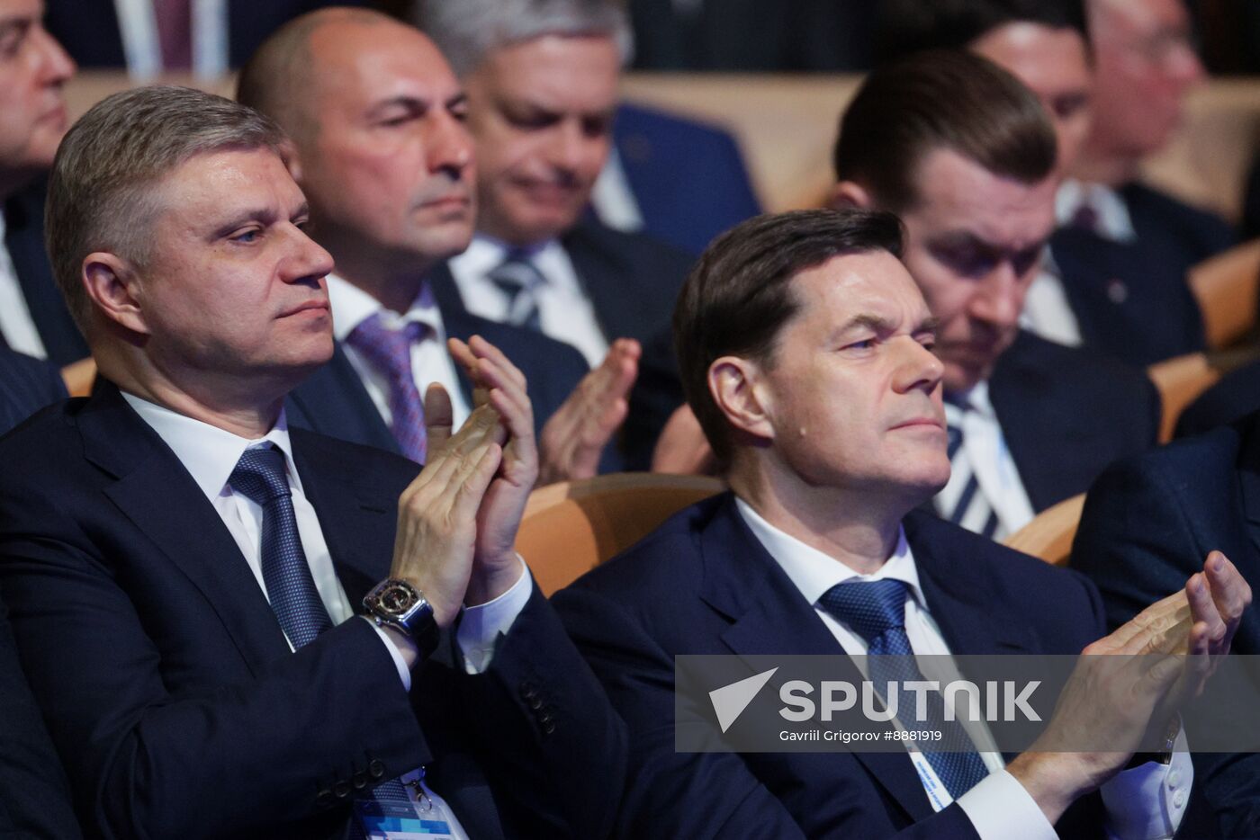 Russia Putin RSPP Congress