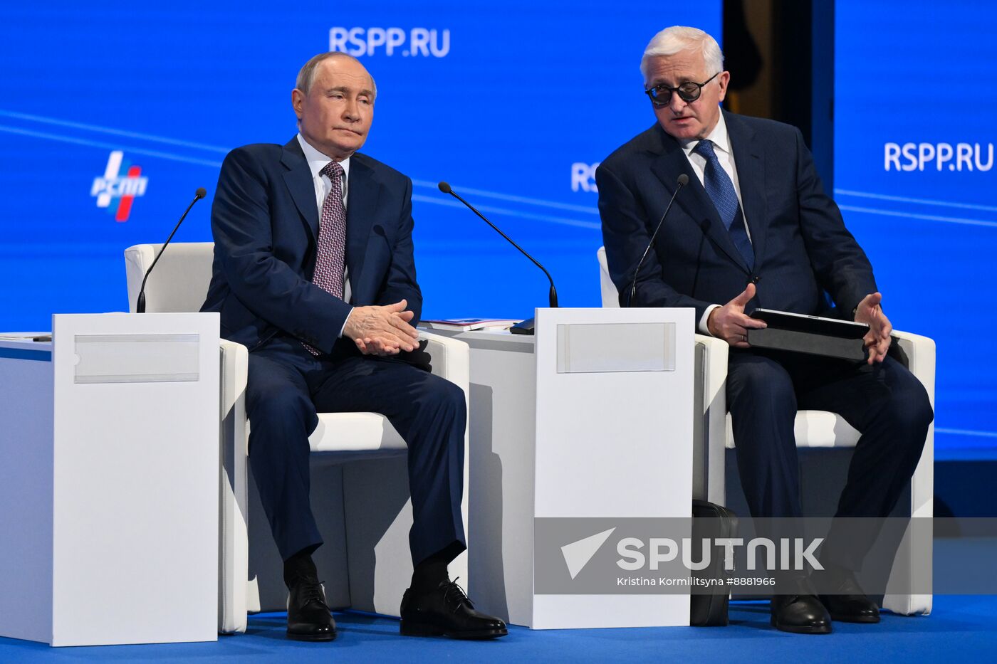 Russia Putin RSPP Congress