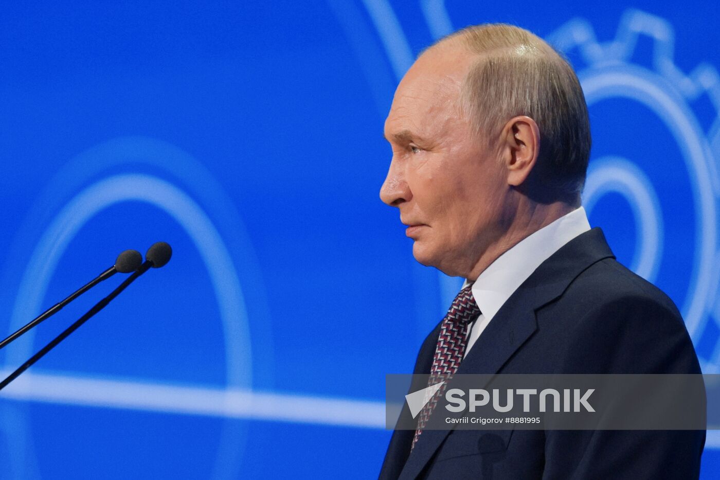 Russia Putin RSPP Congress