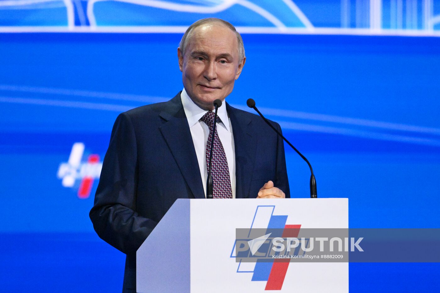 Russia Putin RSPP Congress