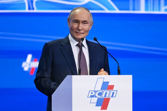 Russia Putin RSPP Congress