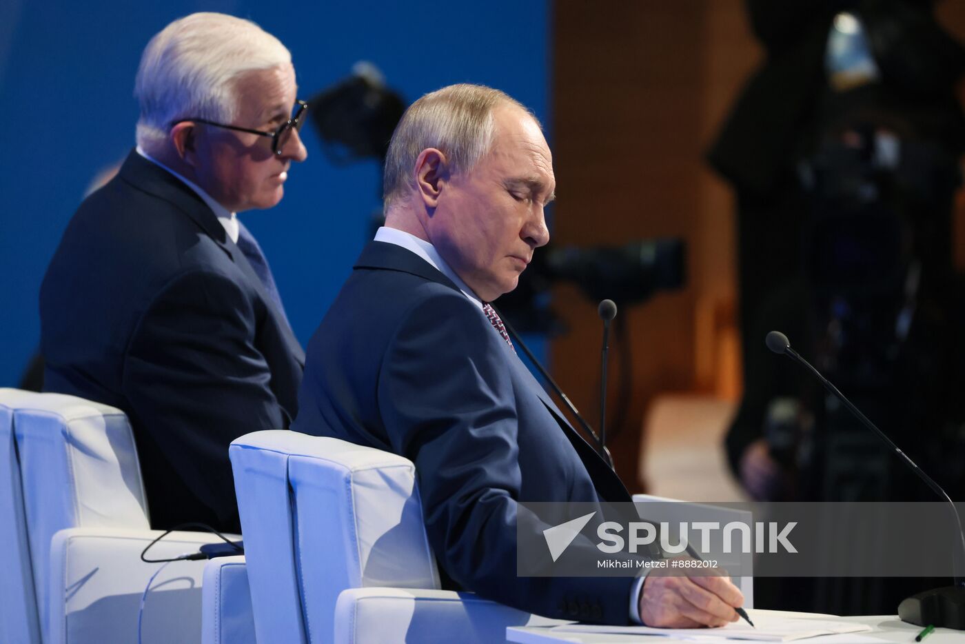 Russia Putin RSPP Congress