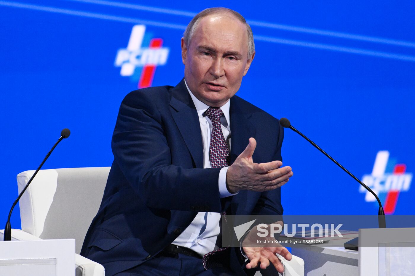 Russia Putin RSPP Congress