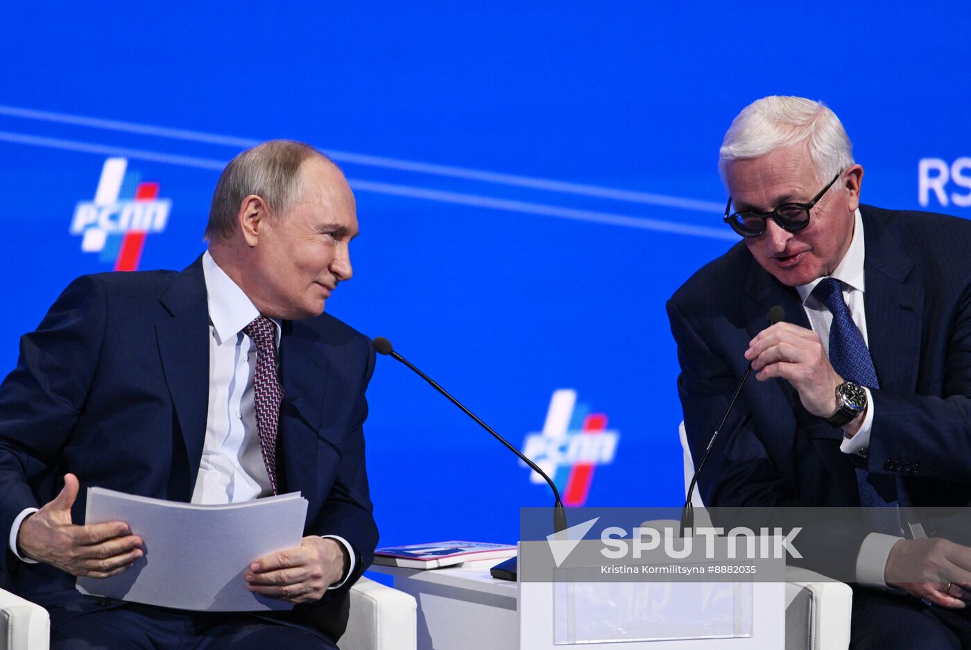 Russia Putin RSPP Congress