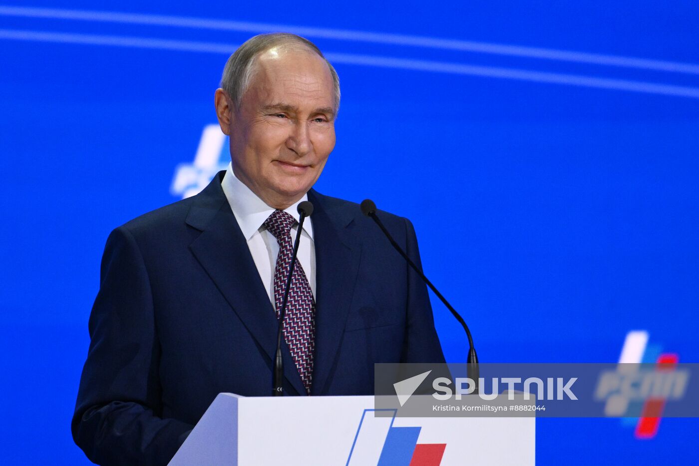 Russia Putin RSPP Congress