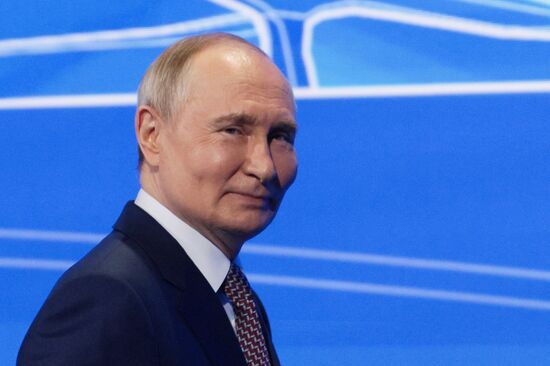 Russia Putin RSPP Congress