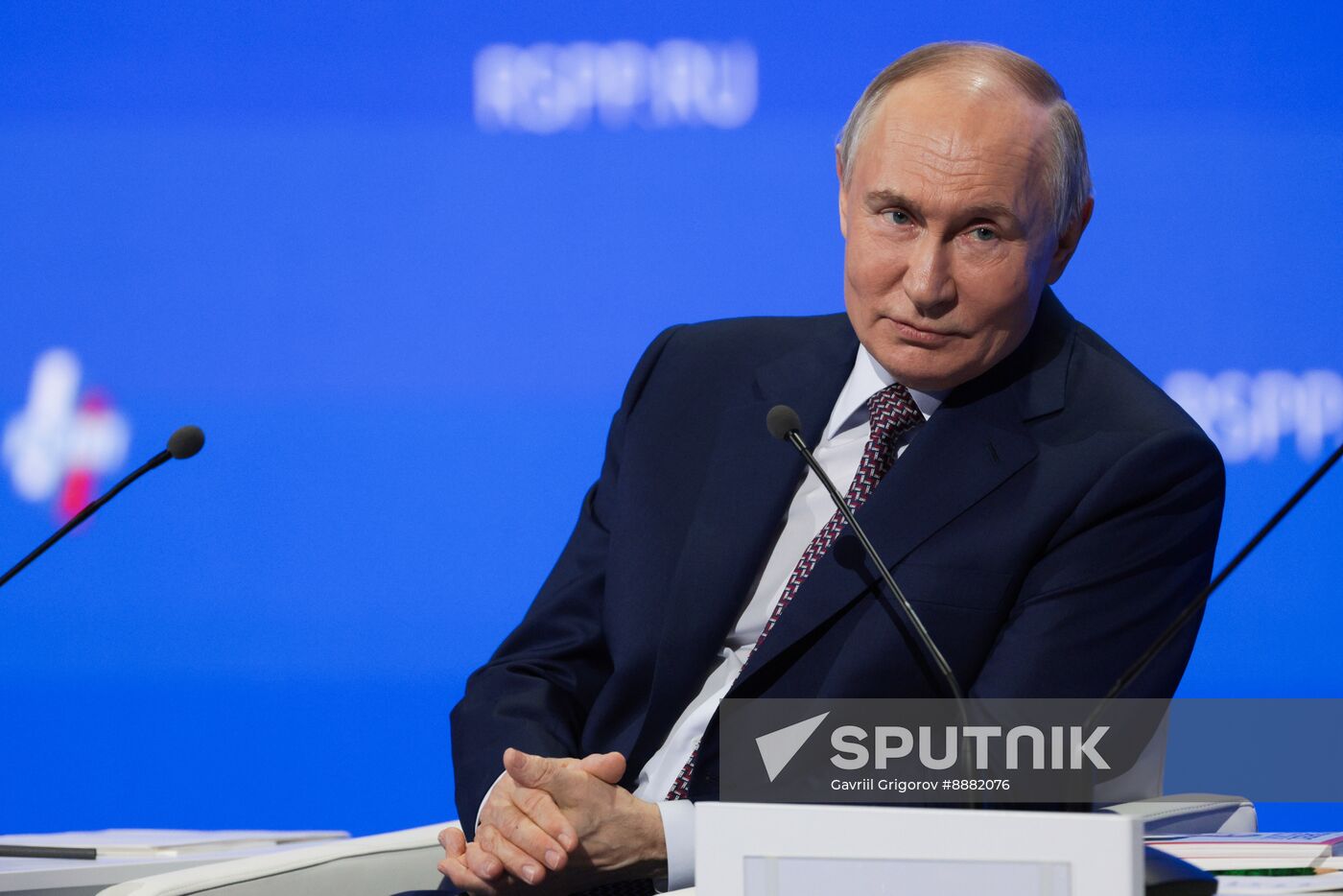 Russia Putin RSPP Congress