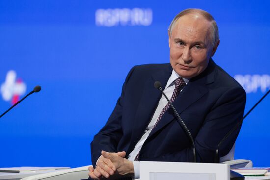 Russia Putin RSPP Congress