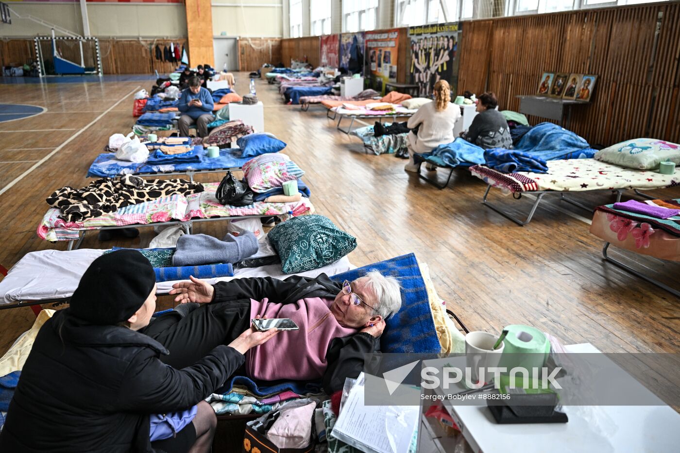 Russia Ukraine Kursk Attack Evacuees