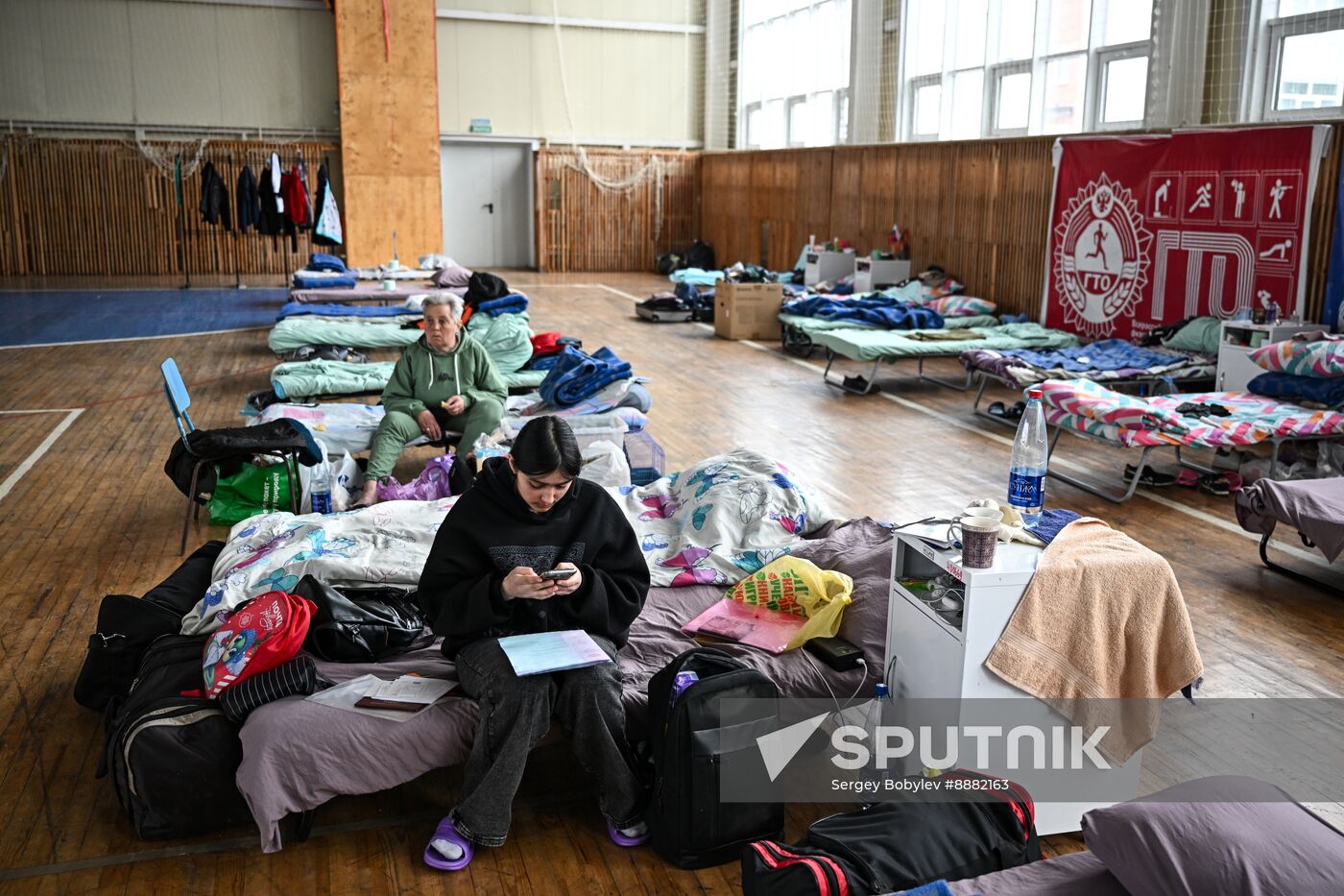 Russia Ukraine Kursk Attack Evacuees