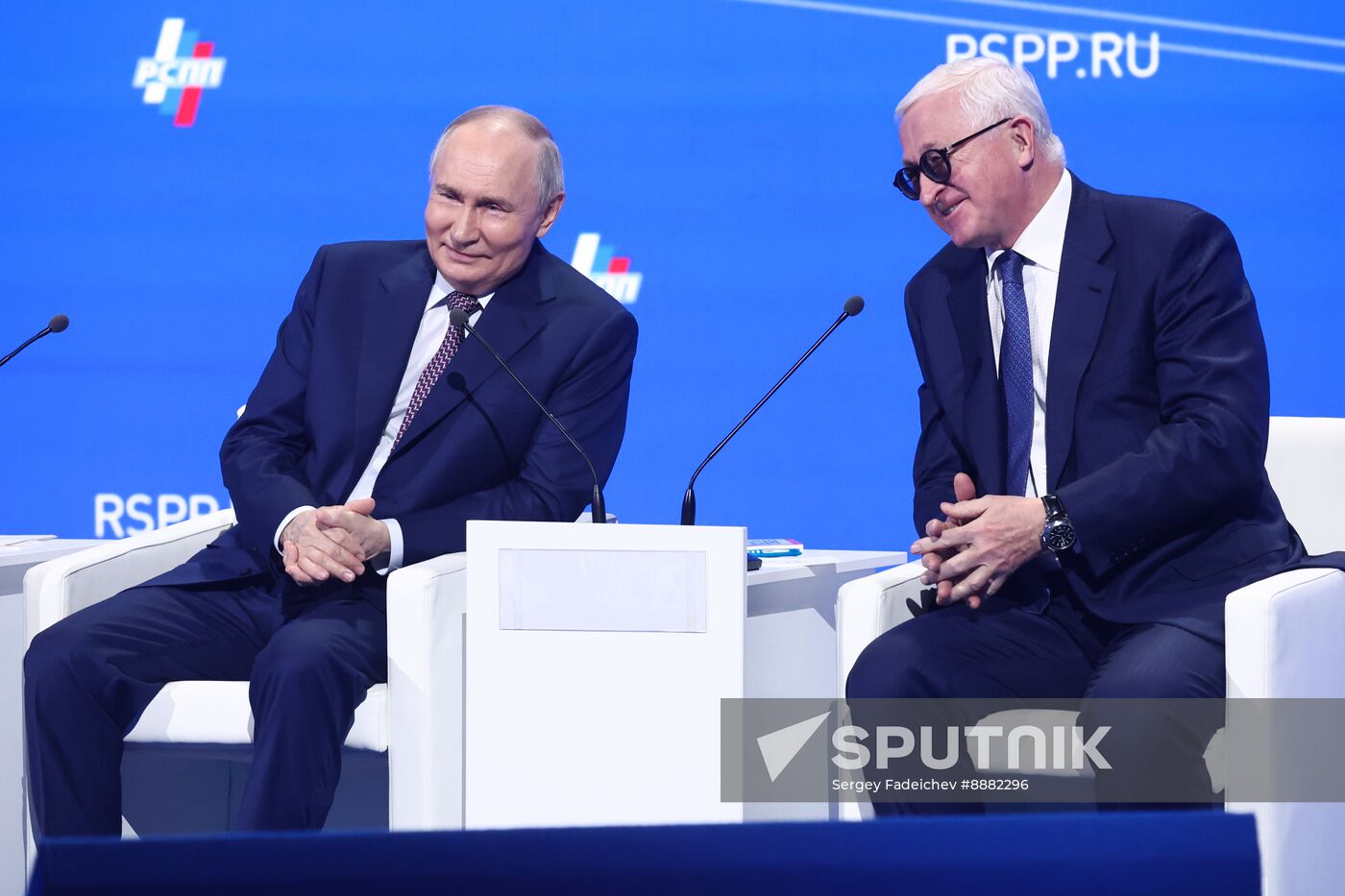 Russia Putin RSPP Congress