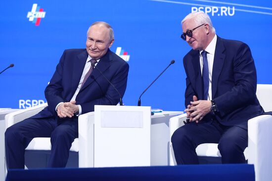 Russia Putin RSPP Congress