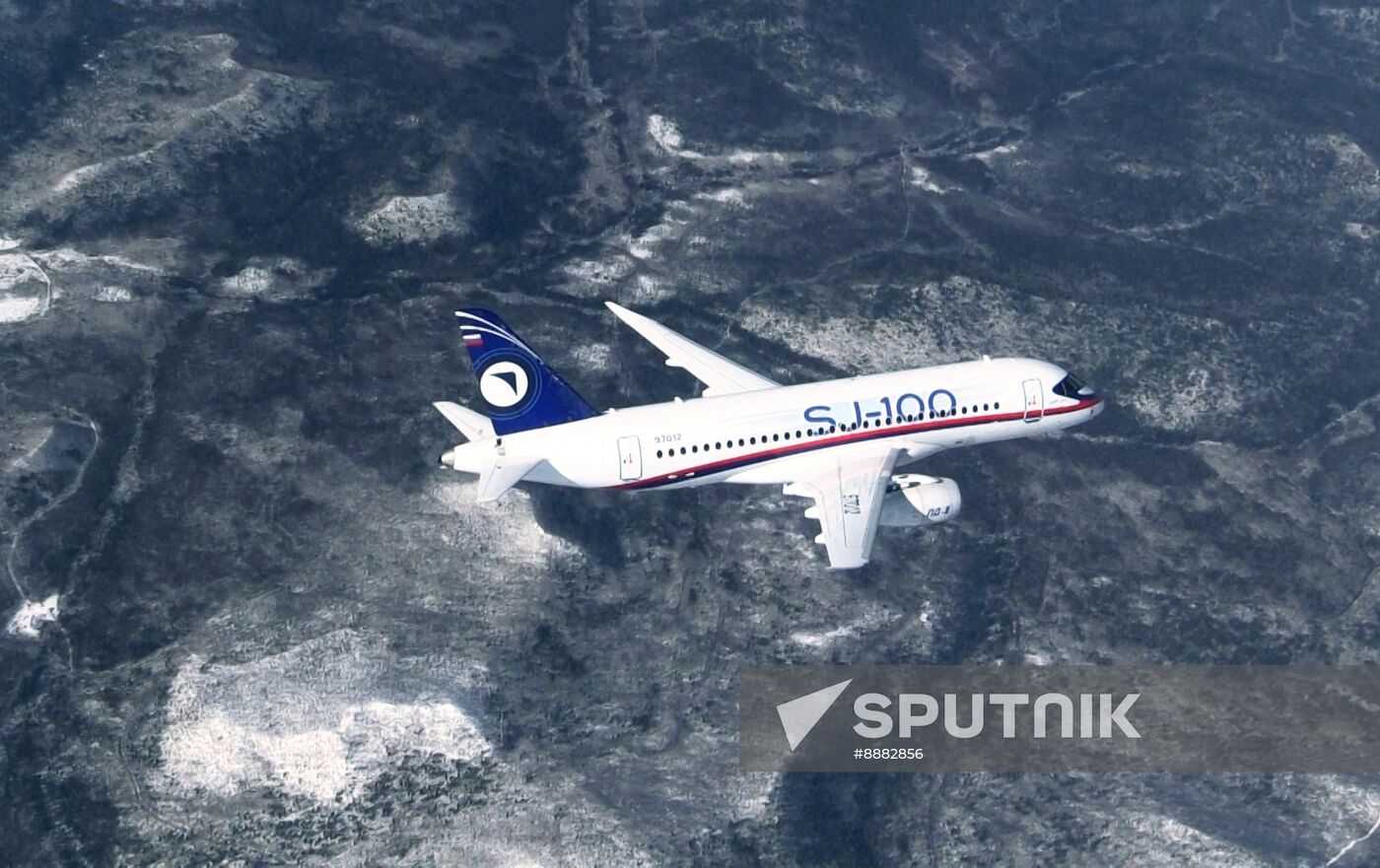 Russia New SSJ Passenger Jet Tests