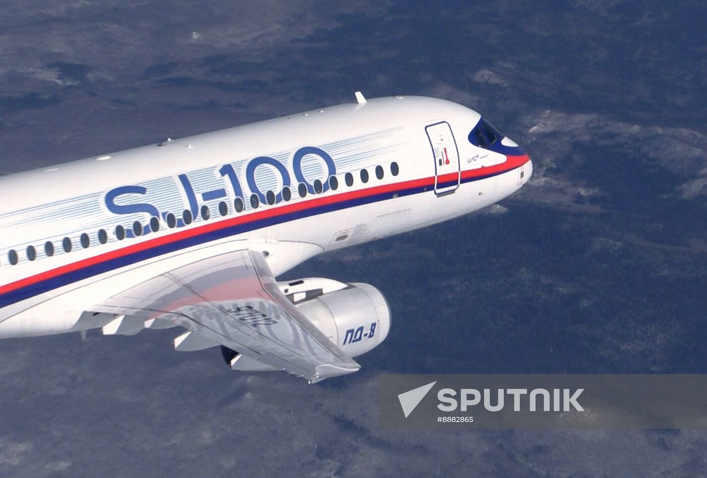 Russia New SSJ Passenger Jet Tests