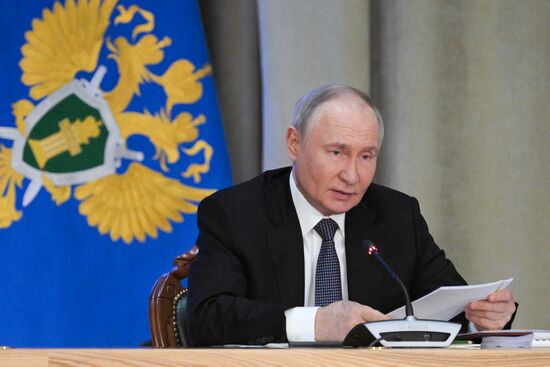 Russia Putin Prosecutor General's Office Board