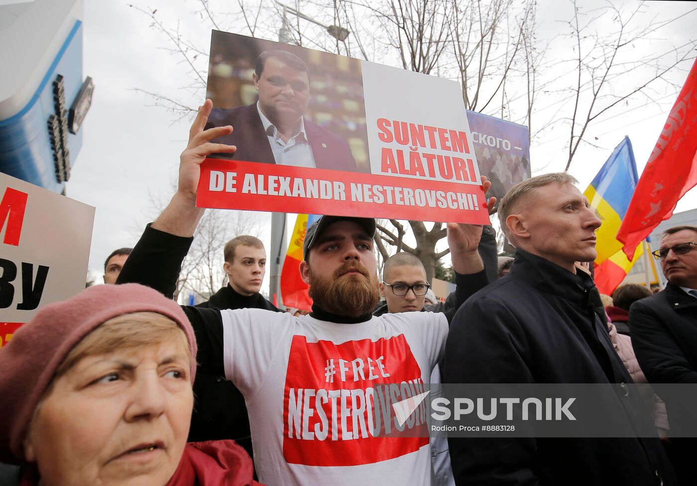 Moldova Opposition Politician Court Rally