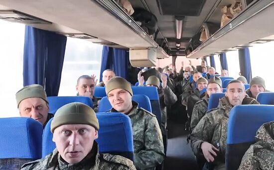 Russia Ukraine Military Operation POW Exchange