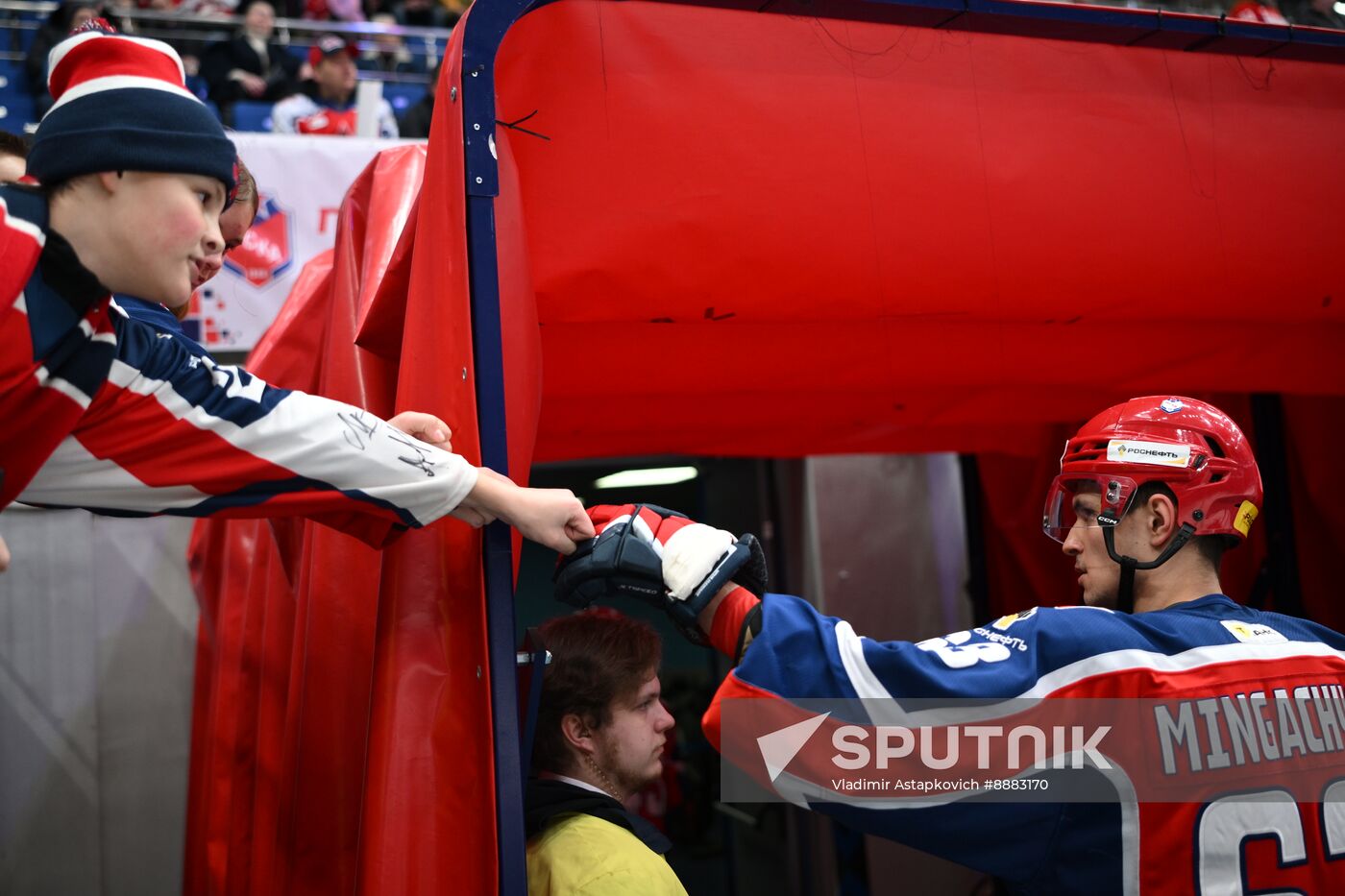 Russia Ice Hockey Kontinenal League CSKA - Lokomotiv