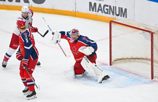 Russia Ice Hockey Kontinenal League CSKA - Lokomotiv