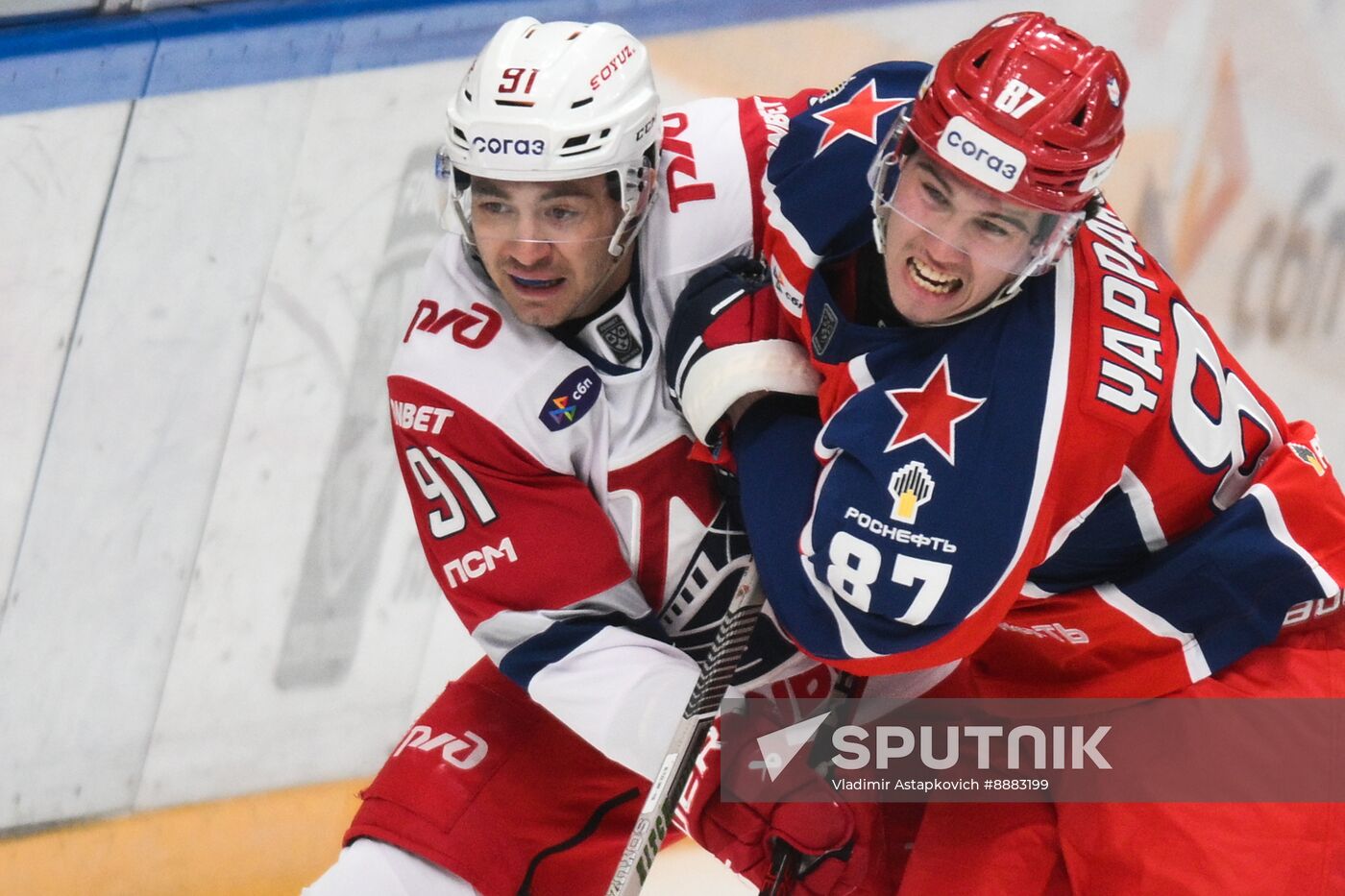 Russia Ice Hockey Kontinenal League CSKA - Lokomotiv