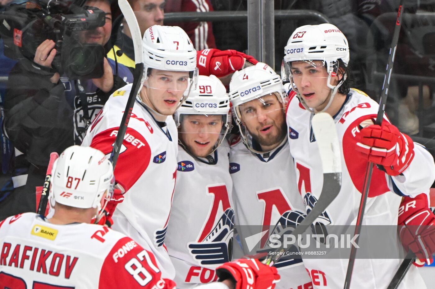 Russia Ice Hockey Kontinenal League CSKA - Lokomotiv