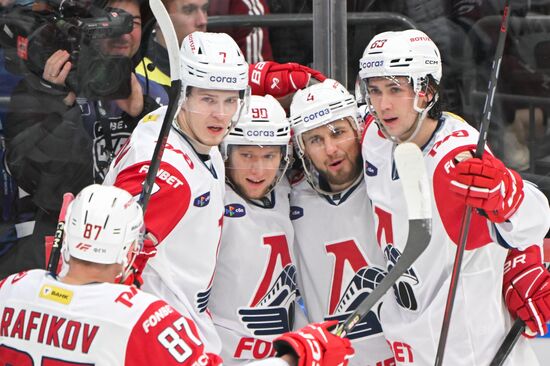 Russia Ice Hockey Kontinenal League CSKA - Lokomotiv