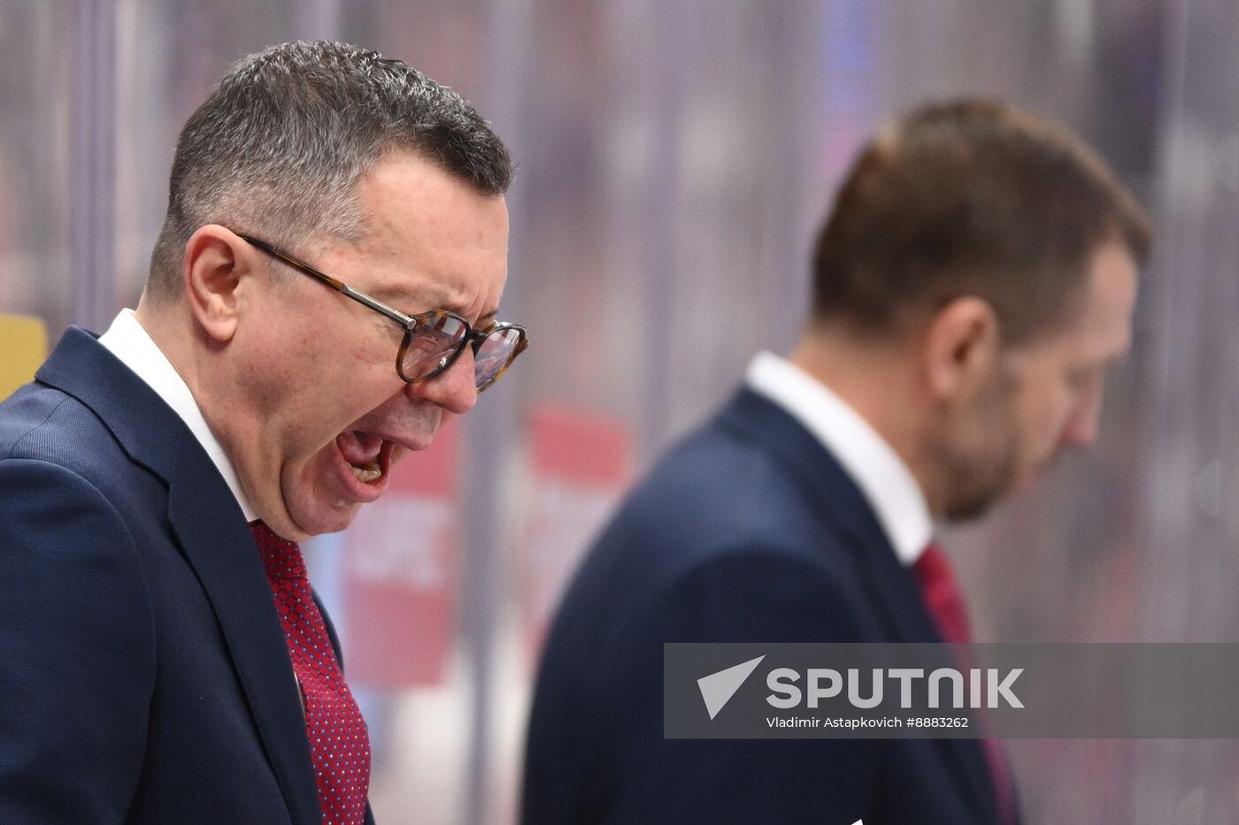 Russia Ice Hockey Kontinenal League CSKA - Lokomotiv