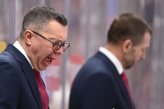 Russia Ice Hockey Kontinenal League CSKA - Lokomotiv