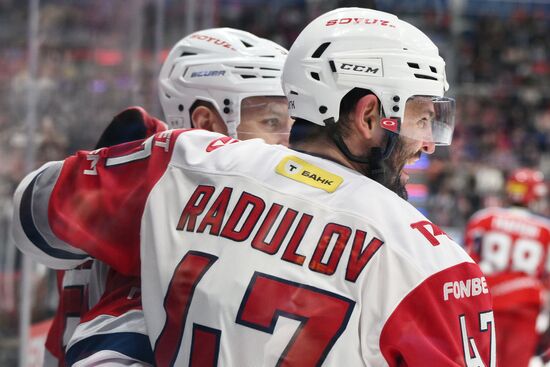 Russia Ice Hockey Kontinenal League CSKA - Lokomotiv