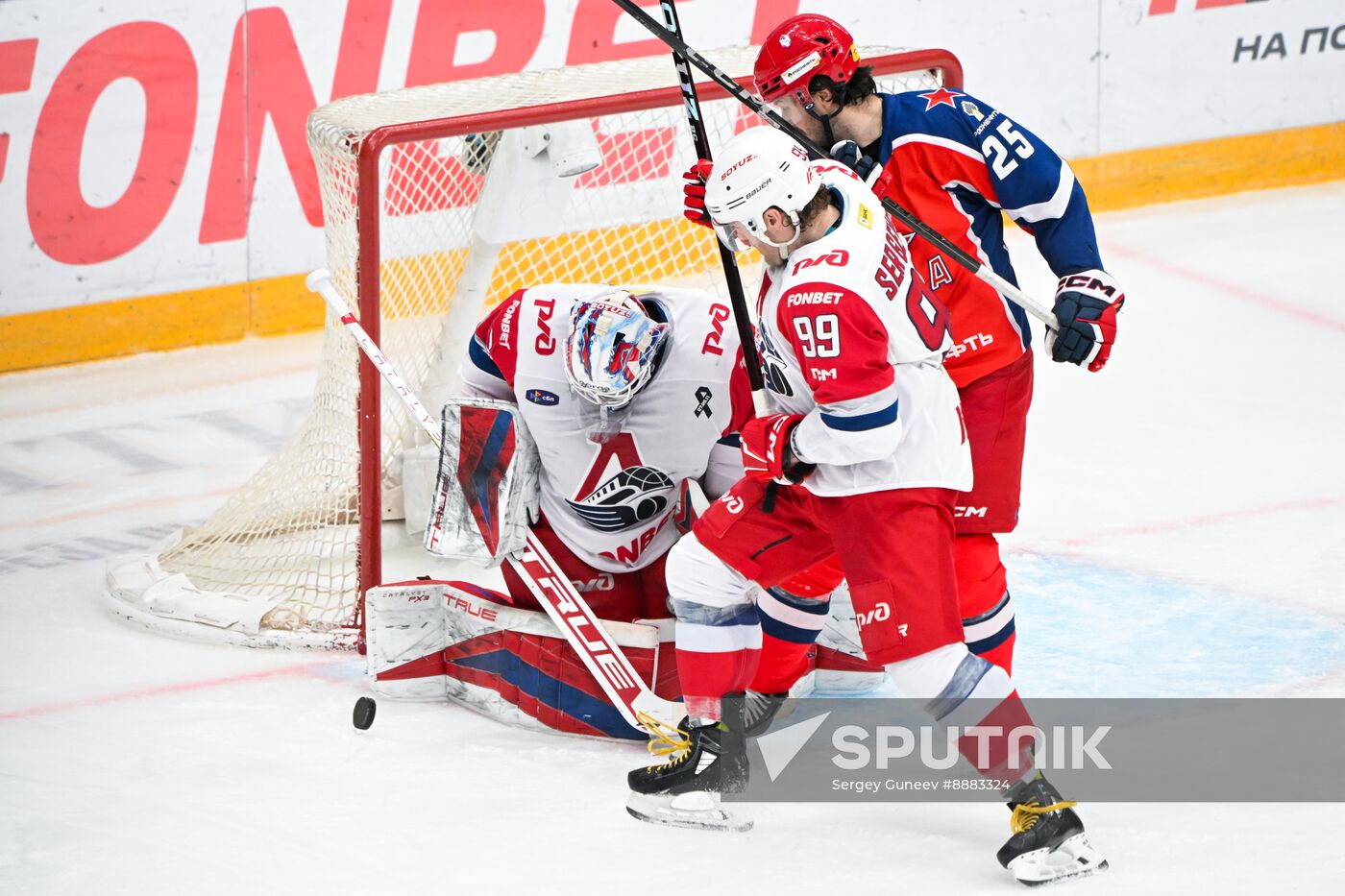 Russia Ice Hockey Kontinenal League CSKA - Lokomotiv