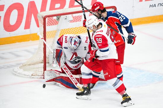Russia Ice Hockey Kontinenal League CSKA - Lokomotiv
