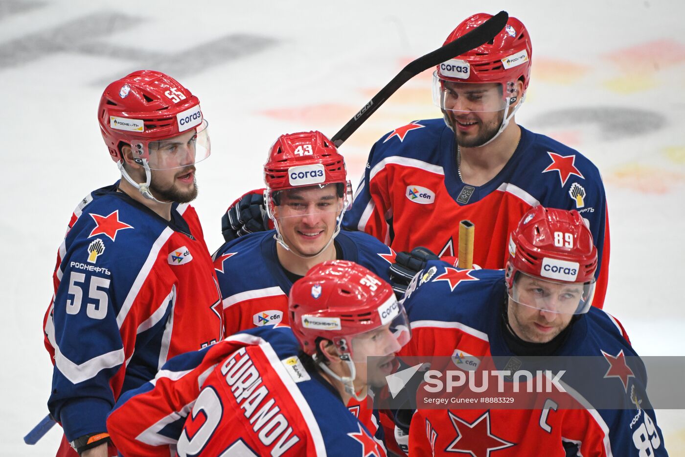 Russia Ice Hockey Kontinenal League CSKA - Lokomotiv