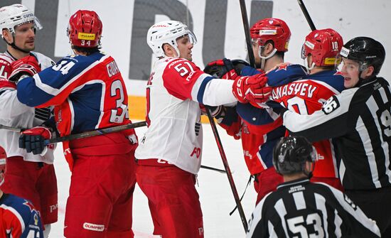 Russia Ice Hockey Kontinenal League CSKA - Lokomotiv
