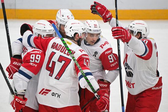 Russia Ice Hockey Kontinenal League CSKA - Lokomotiv