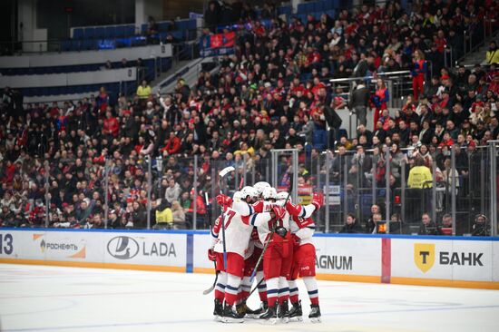 Russia Ice Hockey Kontinenal League CSKA - Lokomotiv