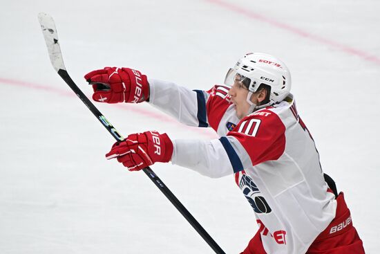 Russia Ice Hockey Kontinenal League CSKA - Lokomotiv