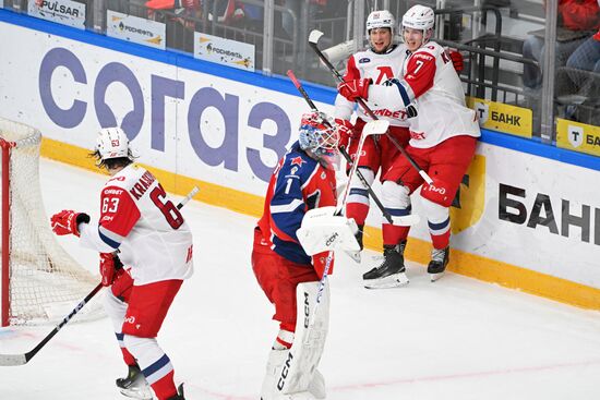Russia Ice Hockey Kontinenal League CSKA - Lokomotiv