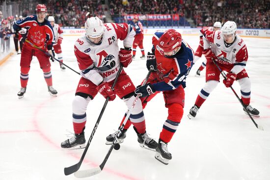 Russia Ice Hockey Kontinenal League CSKA - Lokomotiv