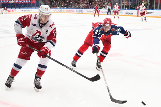 Russia Ice Hockey Kontinenal League CSKA - Lokomotiv