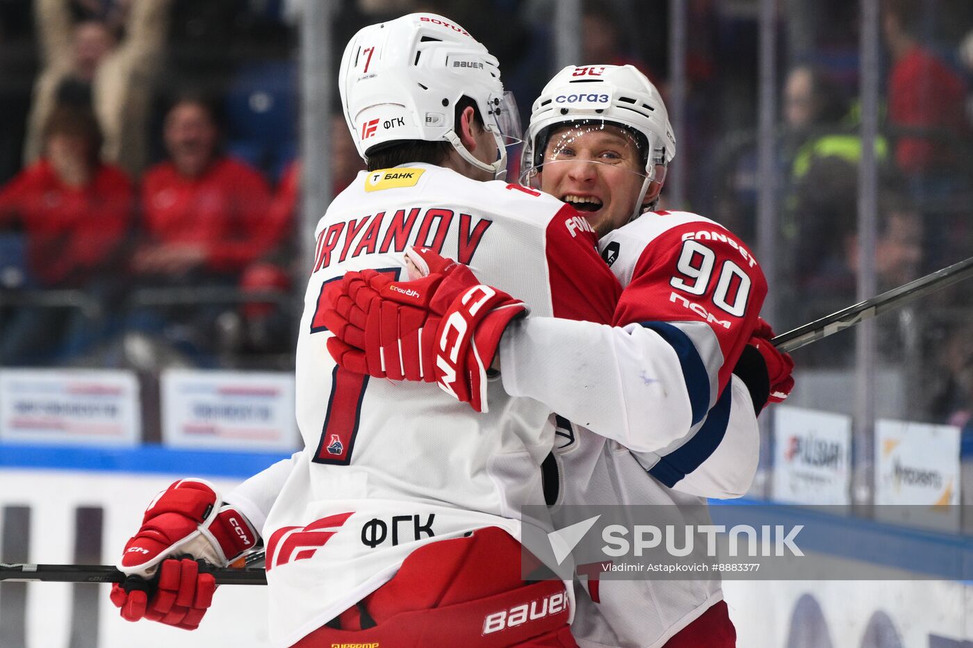Russia Ice Hockey Kontinenal League CSKA - Lokomotiv