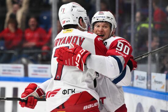 Russia Ice Hockey Kontinenal League CSKA - Lokomotiv
