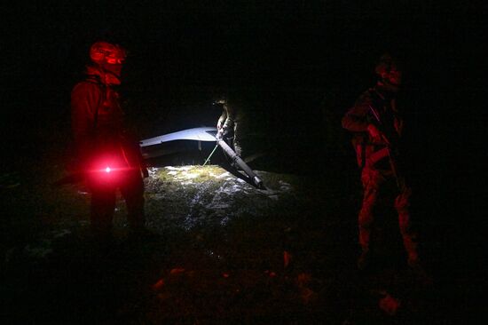 Russia Ukraine Kursk Attack UAVs