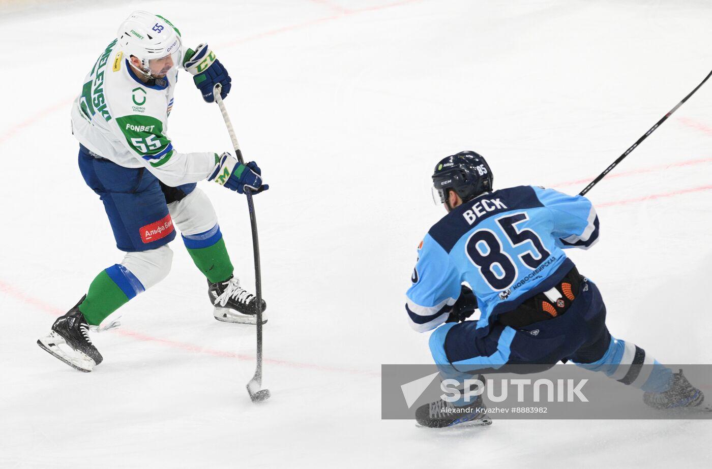 Russia Ice Hockey Kontinental League Sibir - Salavat Yulaev